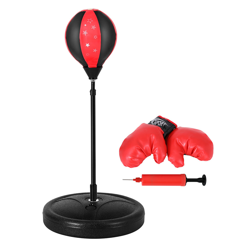 Everfit Boxing Bag Stand Set Punching Bag Gloves with Pump Height Adjustable