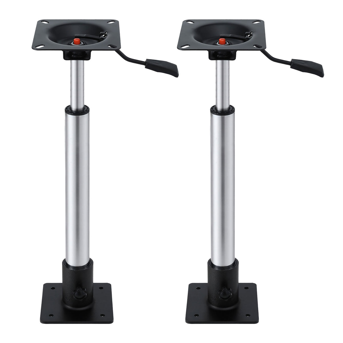 Seamanship Boat Seat Pedestal 55–75cm Adjustable Gas Lift 360 Degrees Swivel 2 Pack
