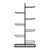 Everfit Ball Storage Rack Sports Equipment Organizer 7-Tier Holder for Garage Gym Black