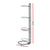 Everfit Ball Storage Rack Sports Equipment Organizer 4-Tier Holder for Garage Gym Black