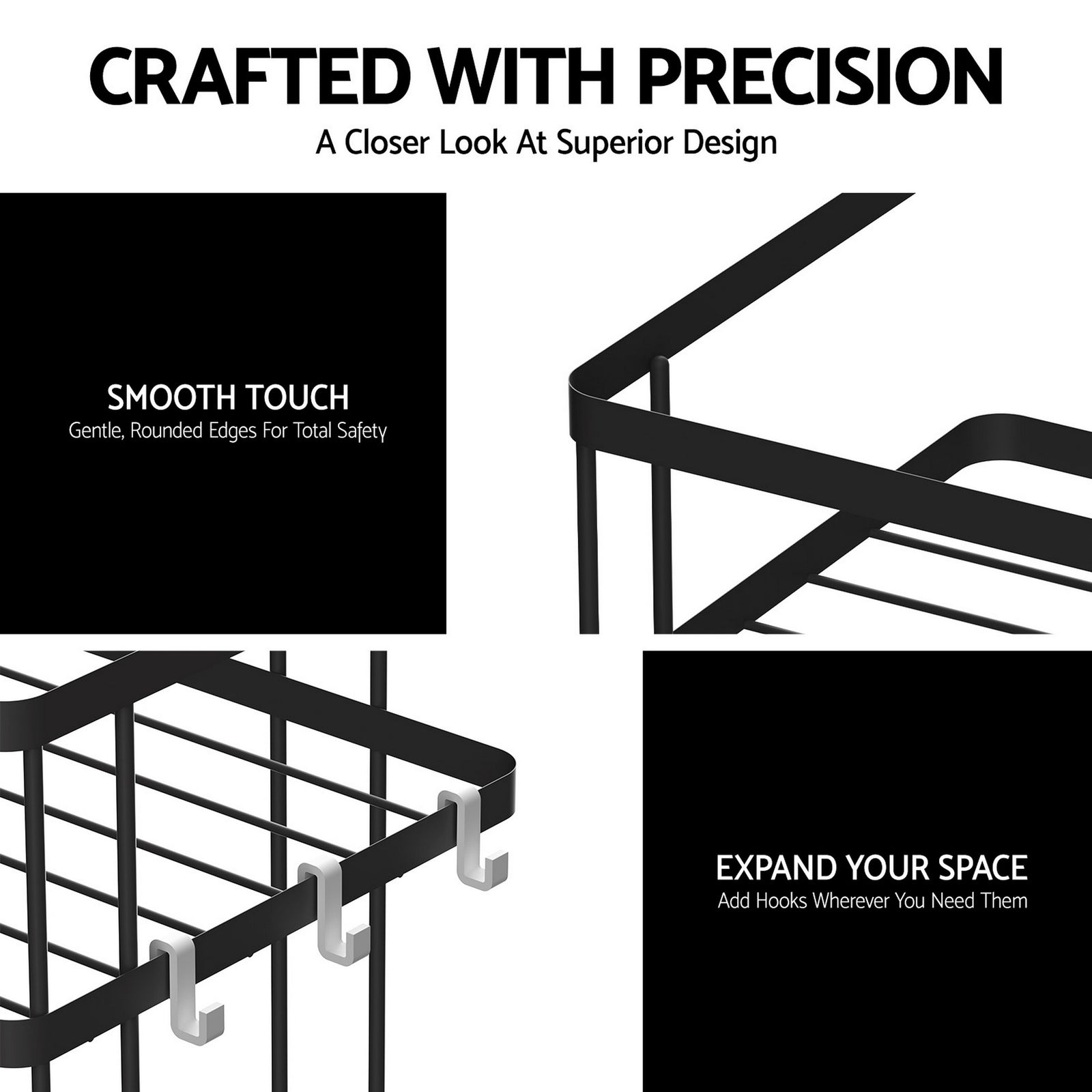 Artiss Over Toilet Storage Rack Bathroom Shelf Organizer 2 Tier