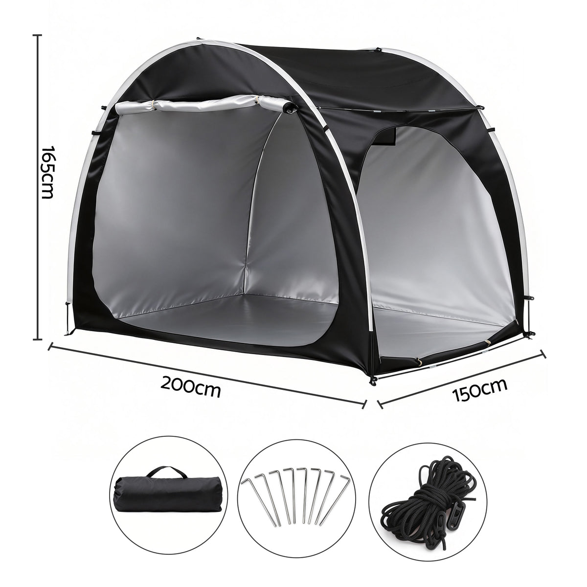 Giantz Bike Storage Tent Outdoor Waterproof UV Resistant Shelter w/ Ventilation