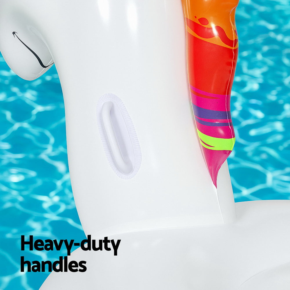 Bestway Unicorn Float Rider Inflatable Ride On Floating Pool Lounger 224x156CM