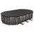 Bestway Swimming Pool Steel Frame Pool Set 6.1x3.66m w/ Filter Pump Ladder Cover