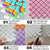 Anyhouz Splicing Mat Purple 25x25cm 10Pcs DIY Non Slip Bathroom Mat Mesh Drainage Massage Floor Carpet
