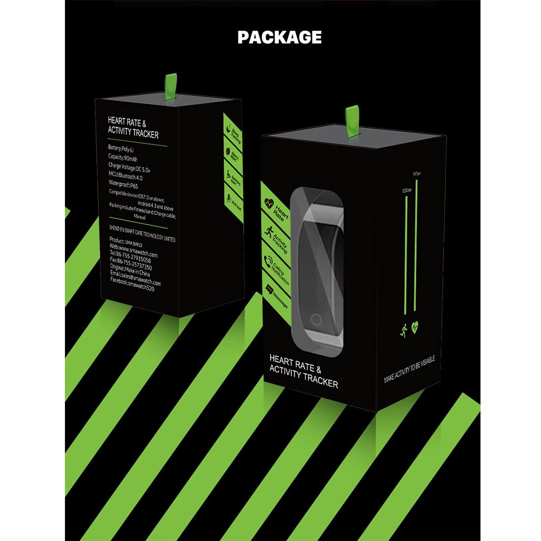 Waterproof Heart Rate Monitor Fitness Tracker-1915196775048810503