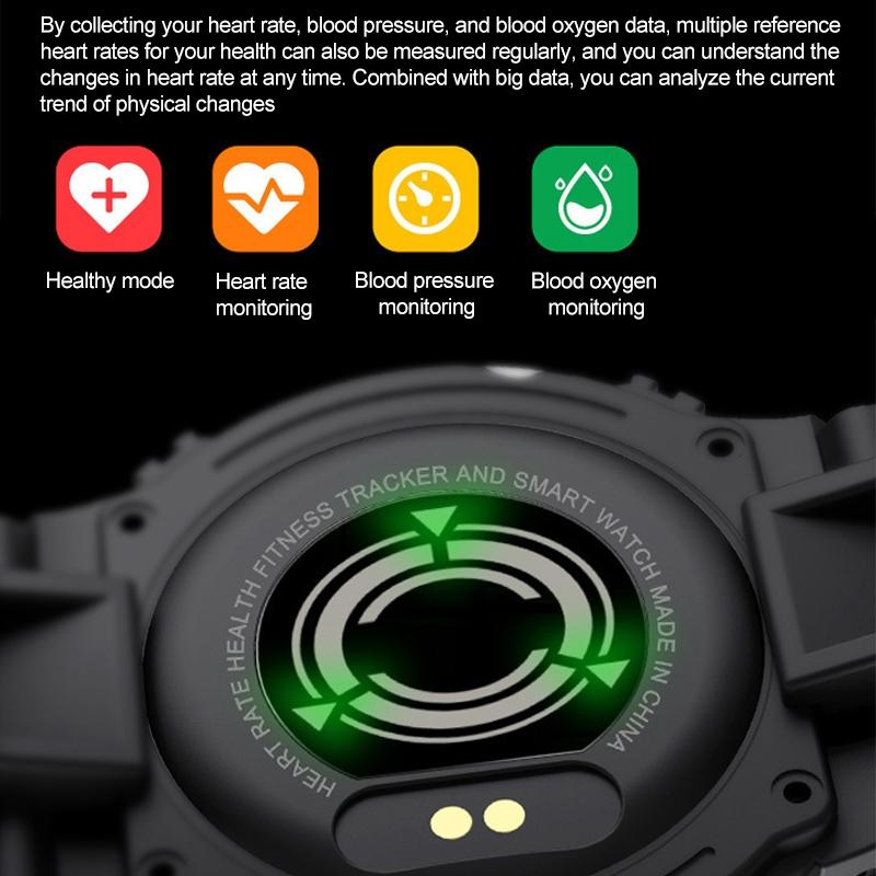 Health Monitor Smart Watch With Heart Rate And Blood Pressure-1915196706081869829