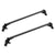 Universal Car Roof Racks Pod Aluminium Cross Bars Brackets 145cm Black