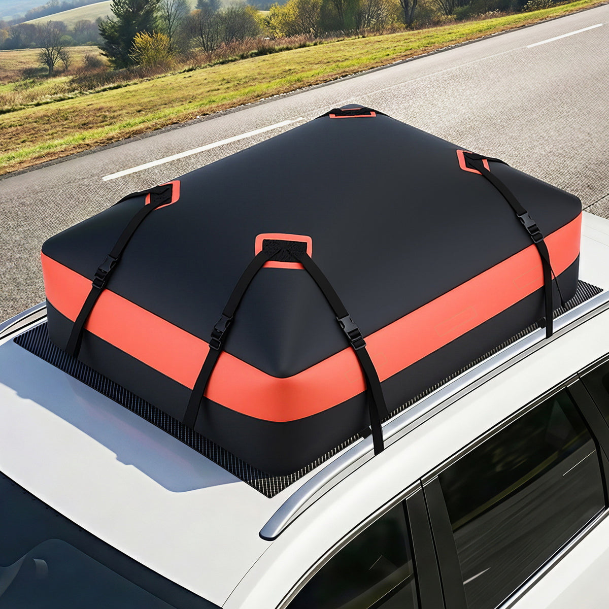 Giantz Roof Top Cargo Bag Waterproof Car Luggage Carrier 15 Cubic Ft Universal