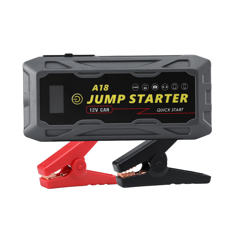 Giantz 2000A Portable Car Jump Starter 12V Lithium Battery Booster Pack Power Bank &amp; Jumper Cables