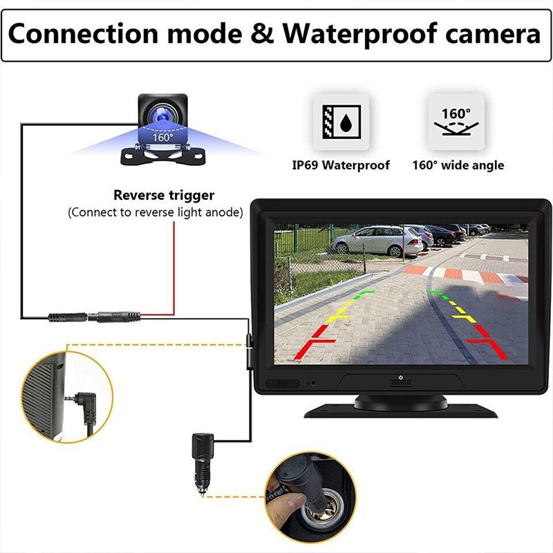 7 Touch Display Car Navigator With Dual-Lens Smart Driving Recorder - Portable And Wireless-1915197473782108162