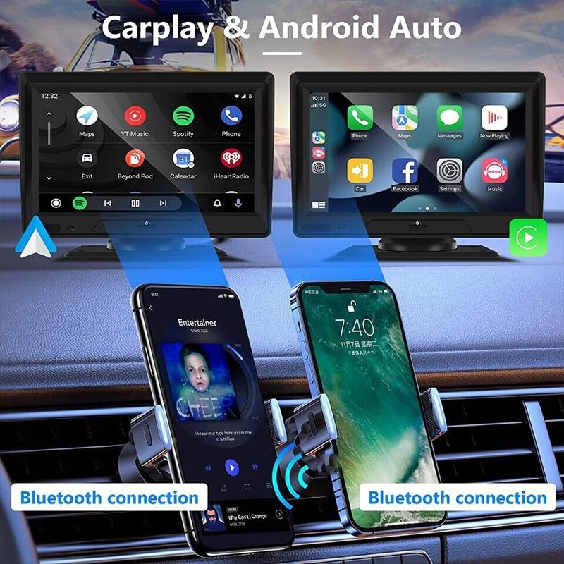 7 Touch Display Car Navigator With Dual-Lens Smart Driving Recorder - Portable And Wireless-1915197473782108167