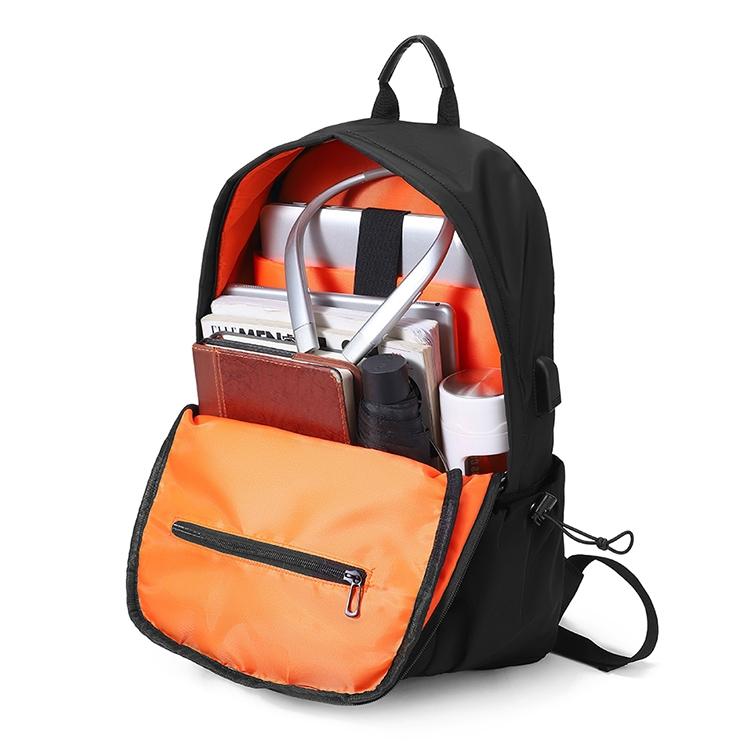 Black Oxford Laptop Backpack - Multifunctional-1915196717096112131