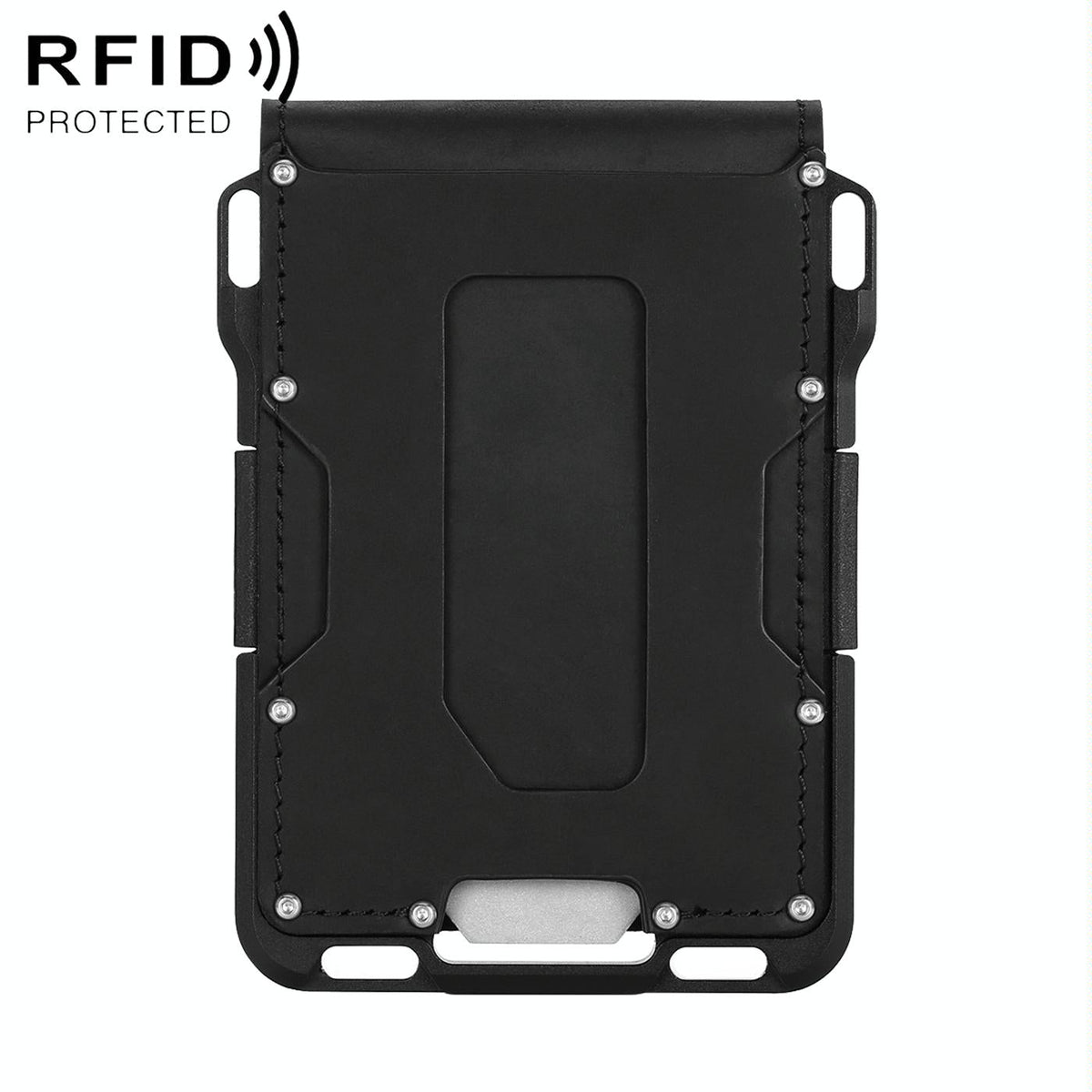 Aluminum Rfid Tool Card Holder - Compact Design-1915196503023030276