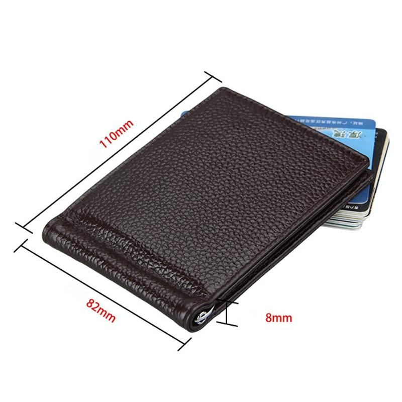 Leather Rfid Card Holder Wallet - 6 Slots Magenta-1915196588360339457
