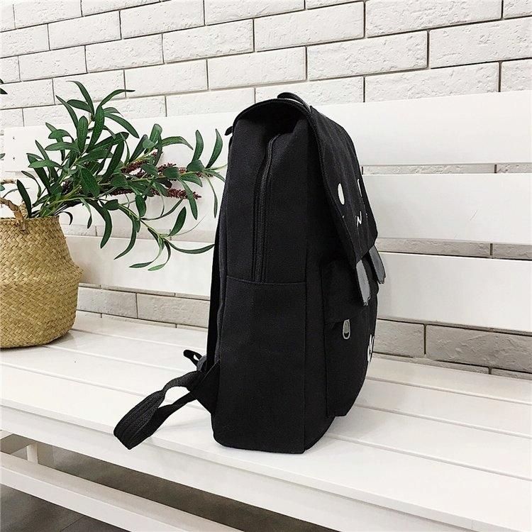 Leisure Cat Backpack - Canvas-1915196802508918785