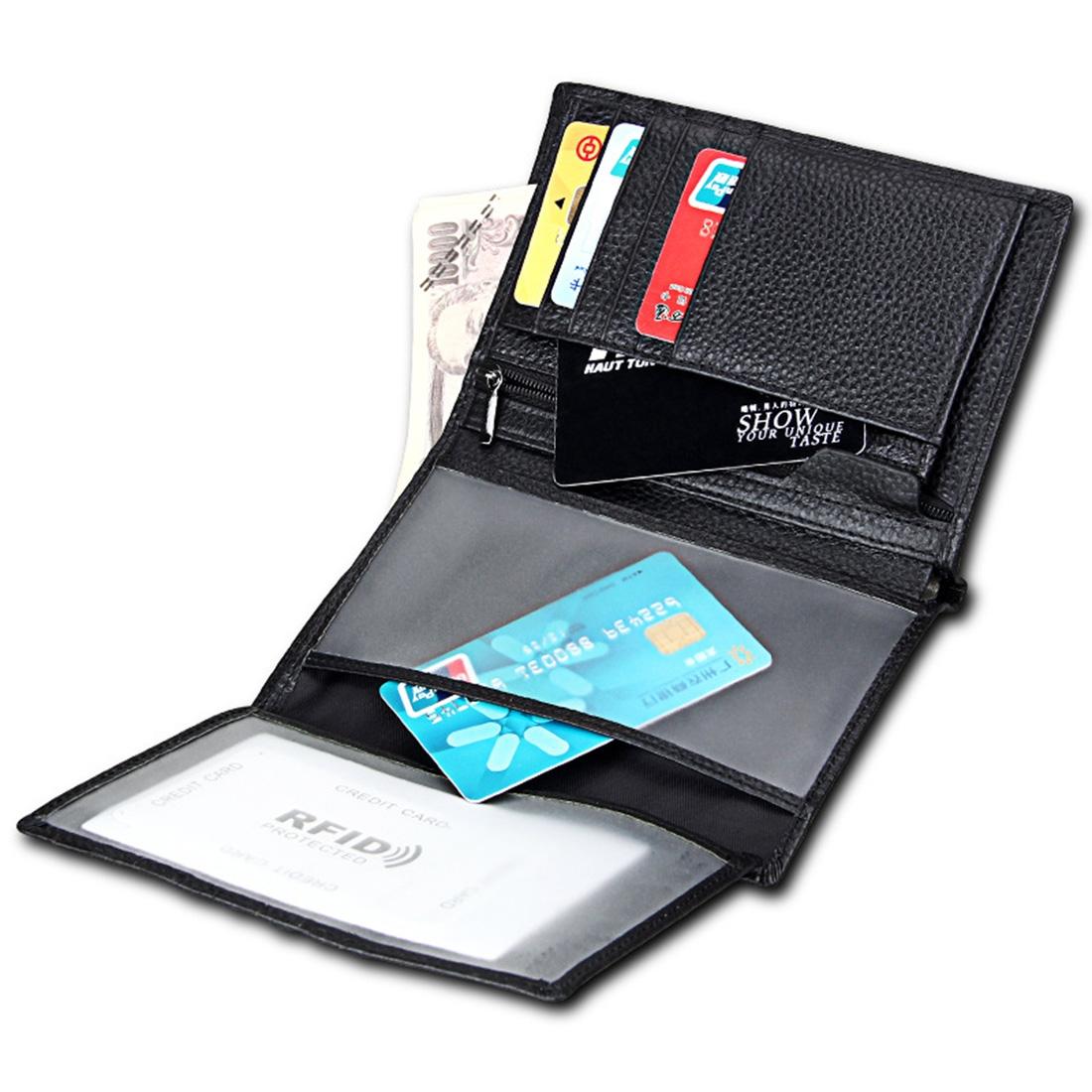 Men Rfid Wallet With Passport Holder - Multi-Functional-1915196979995086848