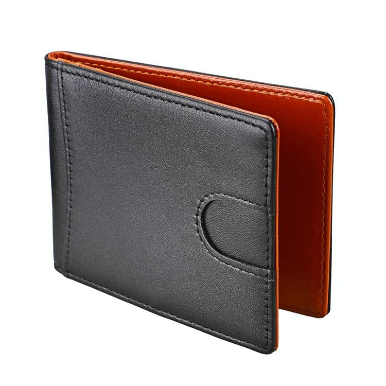 Mini Crazy Horse Leather Rfid Wallet - Antimagnetic-1915197603813920772