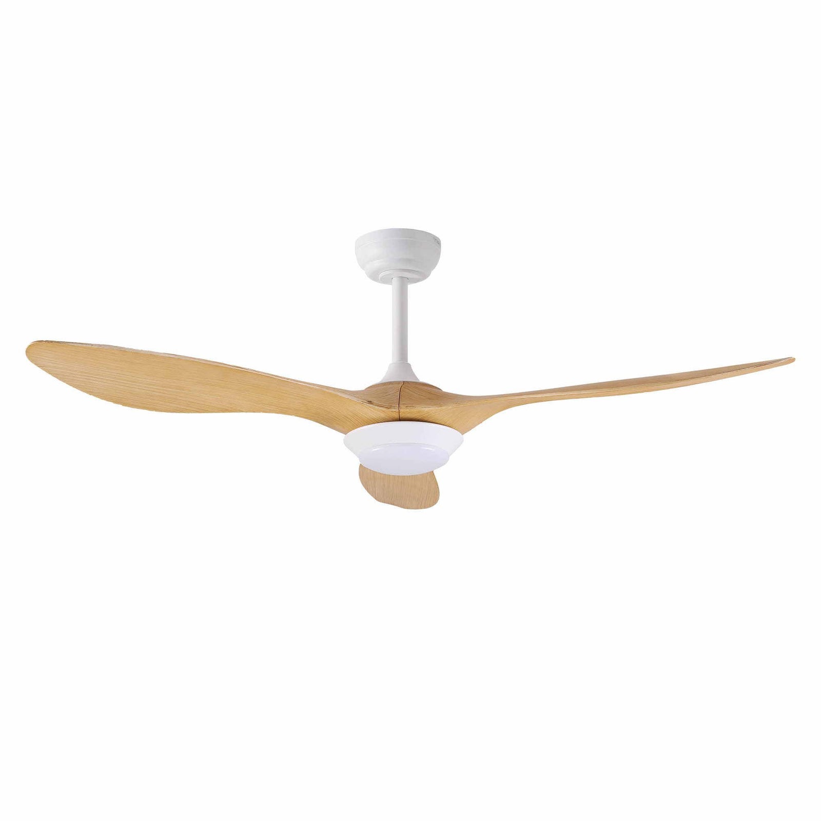 Devanti 52'' Ceiling Fan DC Motor w/Light w/Remote - Wood