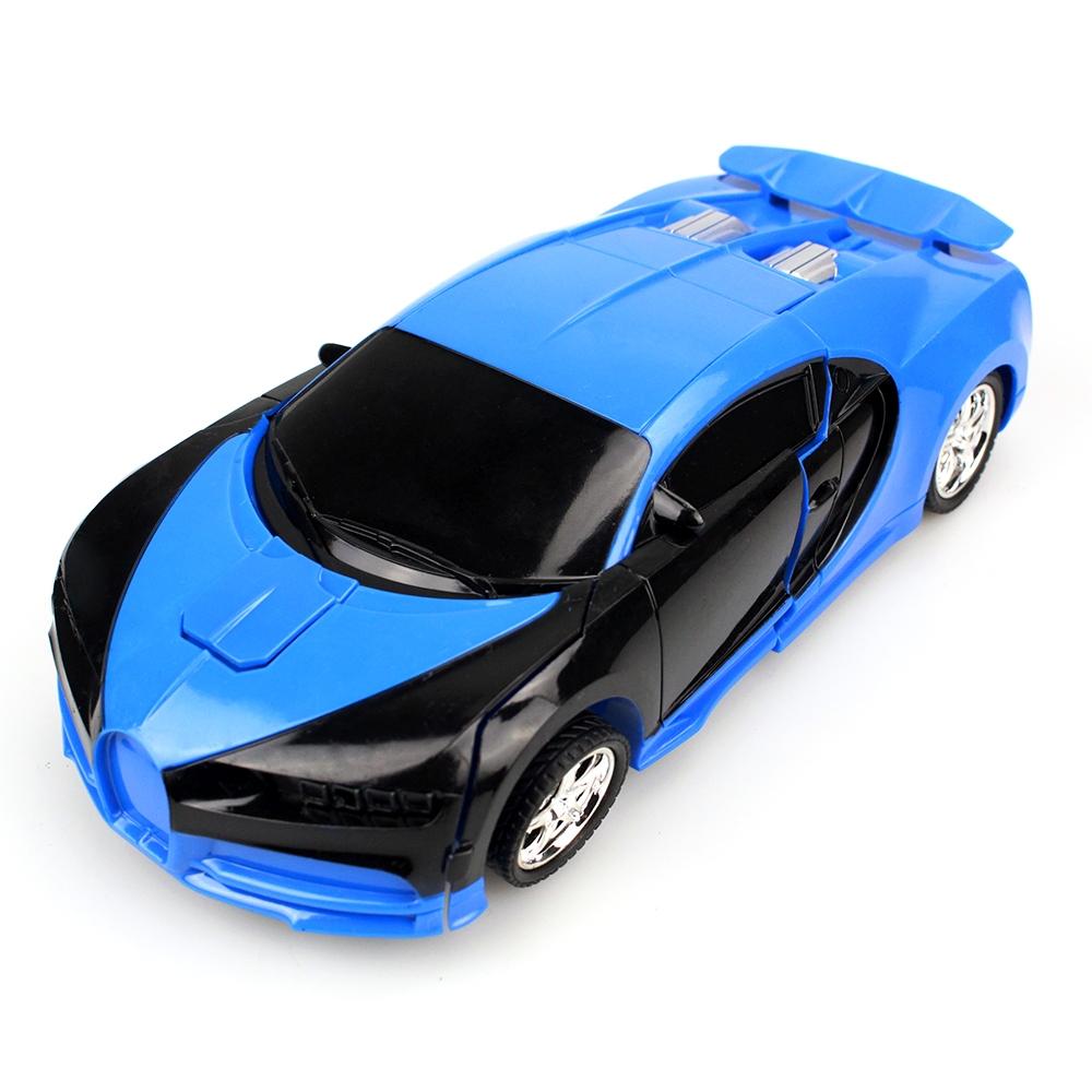 Remote Control Deformed Car - 4 Channels Blue-1915196566185054209