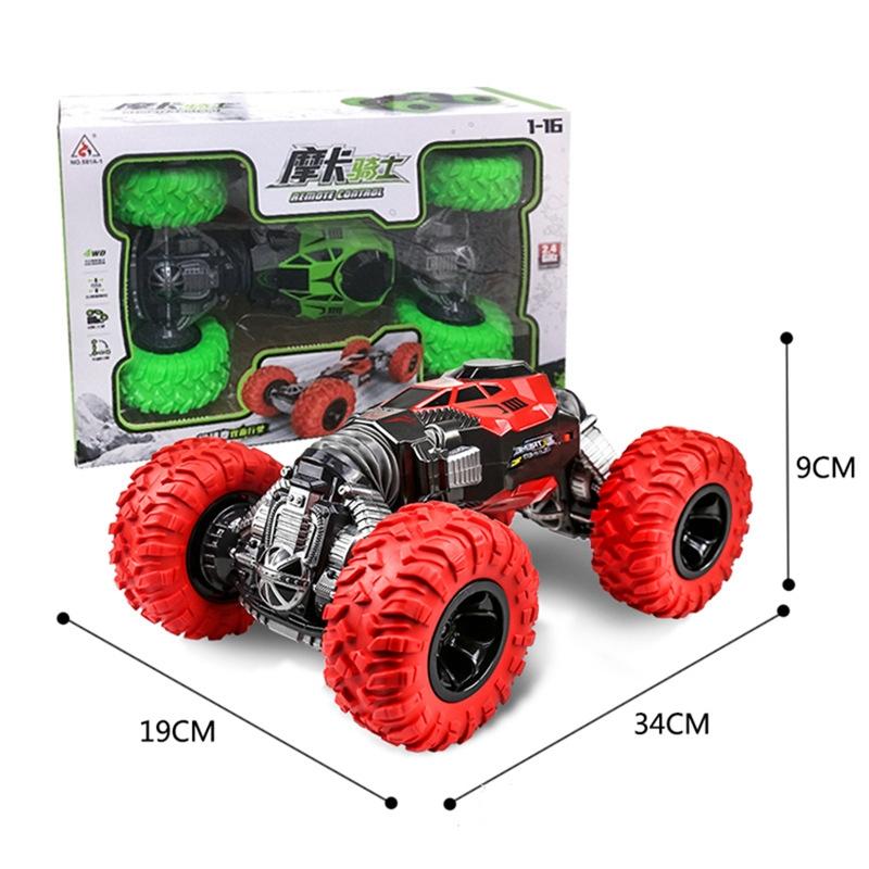 33Cm Red 2.4Ghz Double-Sided Twisted Off-Road Rc Toy Car For Kids-1964932154576211972