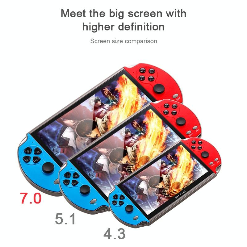 7 Retro Handheld Game Console With 16Gb Memory - Mp4 / E-Book Support-1915196585843757061