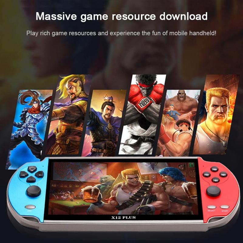 7 Retro Handheld Game Console With 16Gb Memory - Mp4 / E-Book Support-1915196585843757064