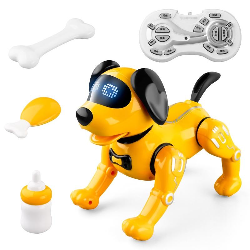 Programmable Rc Robot Dog Toy - Yellow-1915196643456716800