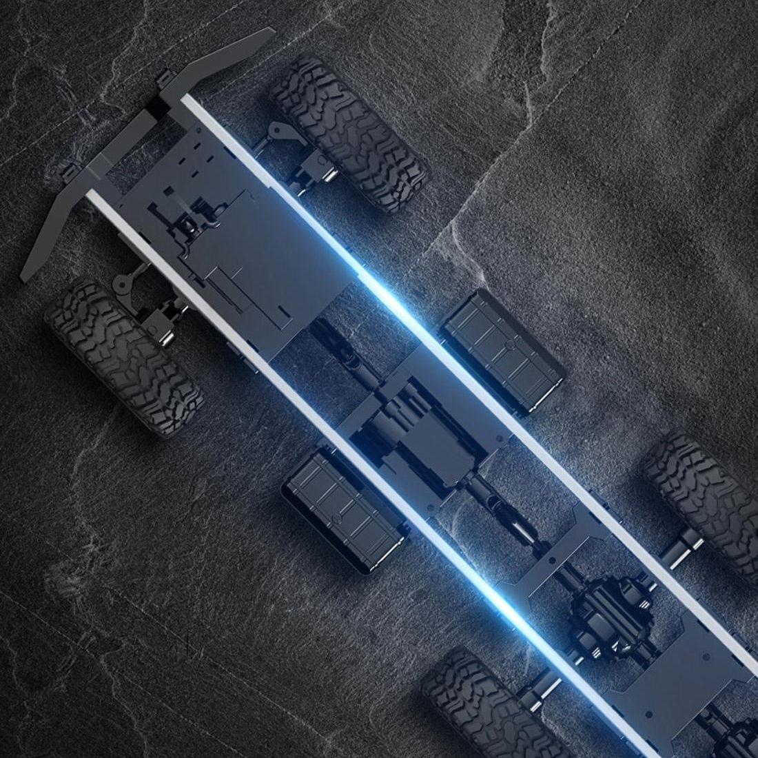 Mini 2.4Ghz Rc 6Wd Tracked Military Truck - Army Green-1922443411491786754