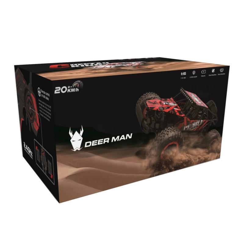 1 16 Wireless R / C Drift Car - 2.4G Remote Control Off-Road 4Wd Red-1915196592575614979