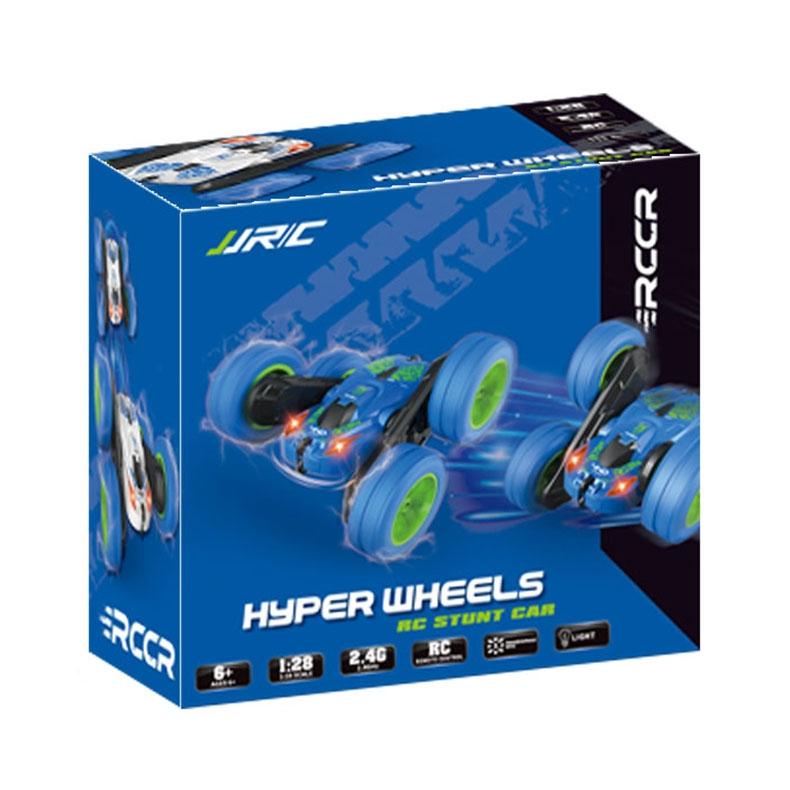 Blue Stunt Tumbling Car Toy With 2.4Ghz Remote Control-1964932153548607496