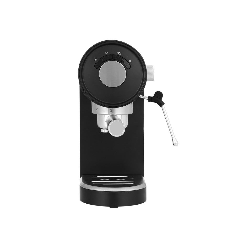 Devanti 20 Bar Coffee Machine Espresso Cafe Maker Black