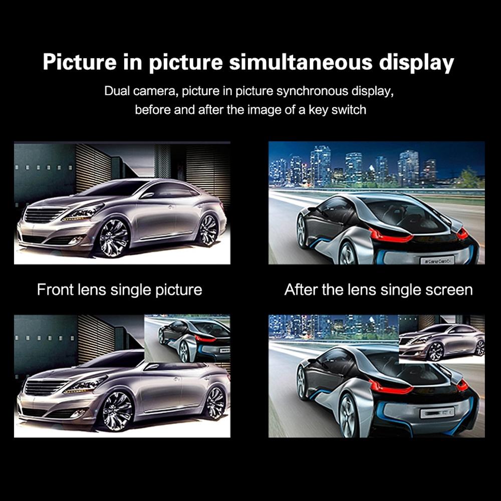 5 Lcd Touch Screen Rear View Mirror Car Recorder With Separate Camera-1915198414665158658