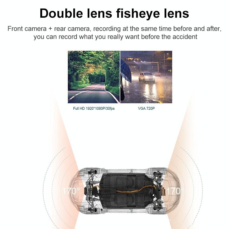 Hidden Dual-Lens Car Dvr With Reversing Video Monitor-1915198074716819459