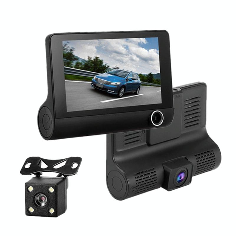 Hd 1080P Car Dvr With 3-In-1 Function And Wide Angle Night Vision - 4 Inch-1915197720902111232