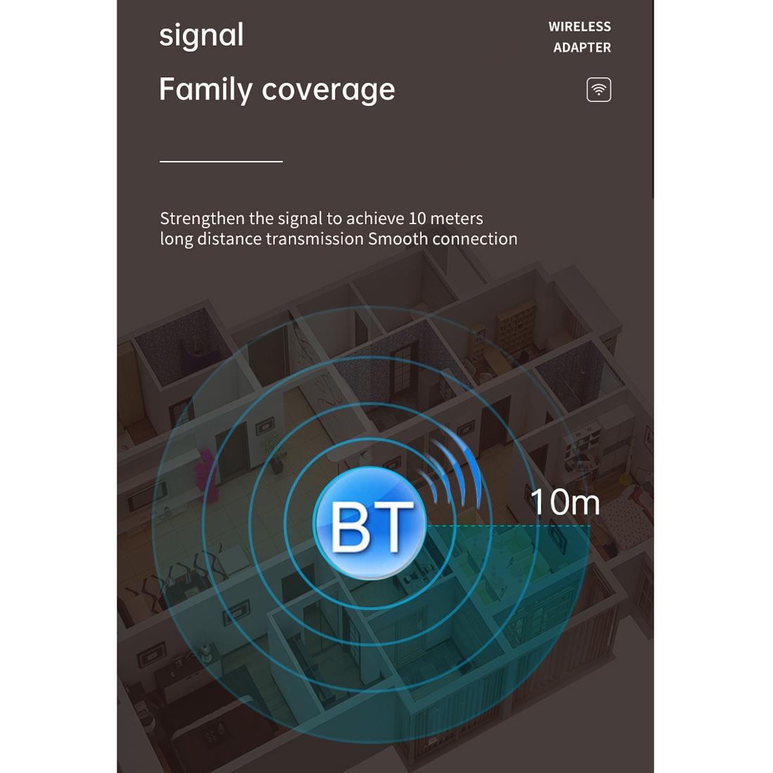 2-In-1 Bluetooth Adapter With Lcd Display - Black-1915196712738230279
