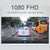 1080P Dual Recording Car Dvr With Parking Monitoring And Loop Recording - 4 Inch 2.5D Hd-1915197040011382788