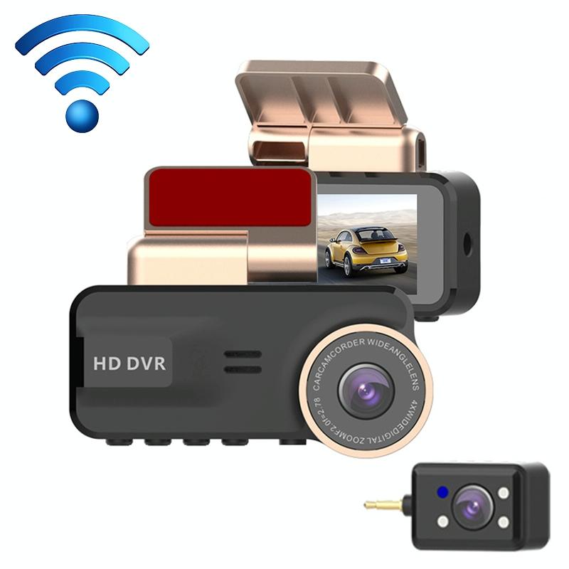 1080P Hd Night Vision Wifi Driving Recorder With In-Car Camera - 3.16 Inch-1915197254235459584