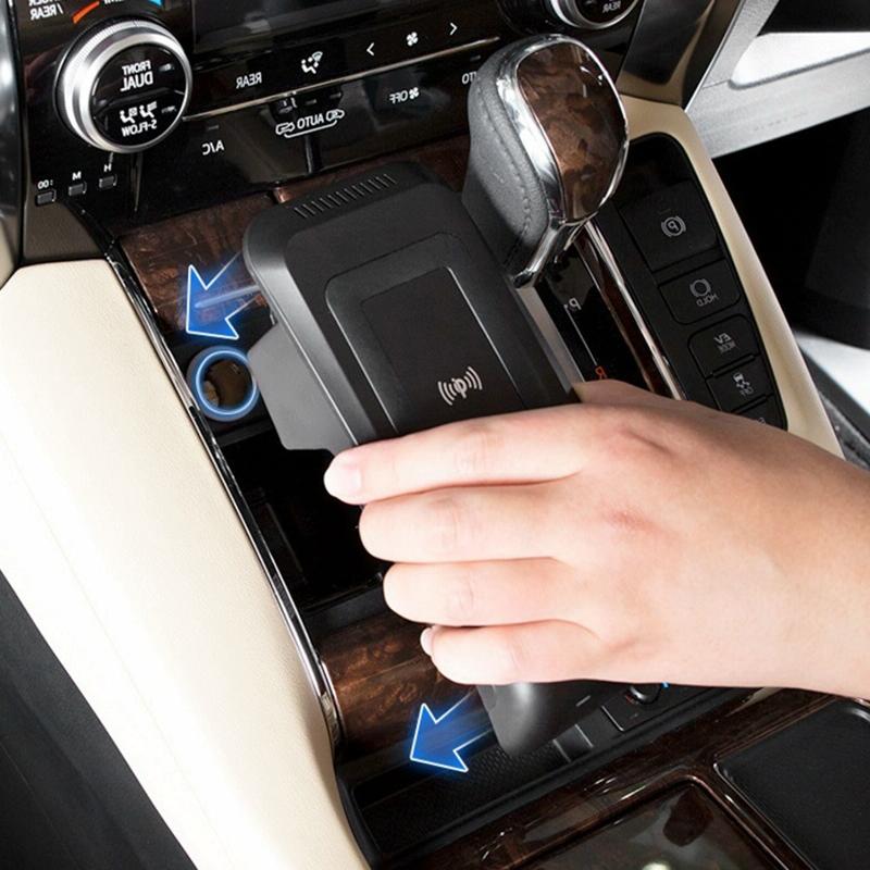 10W Qi Wireless Charger For Toyota Alphard 2018-2021-1915197863814631428