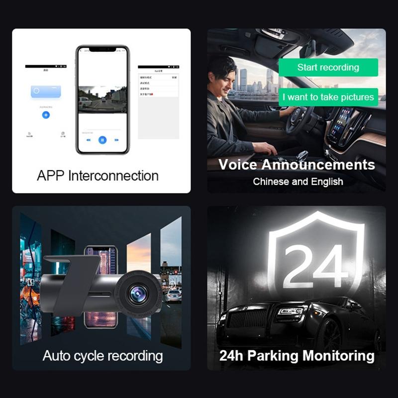 360 Degree Dual Camera Car Wifi Driving Recorder-1915198064633712647