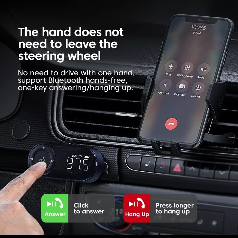 Wireless Car Bluetooth 5.2 Audio Receiver With Hands-Free Calling-1915197015281766405