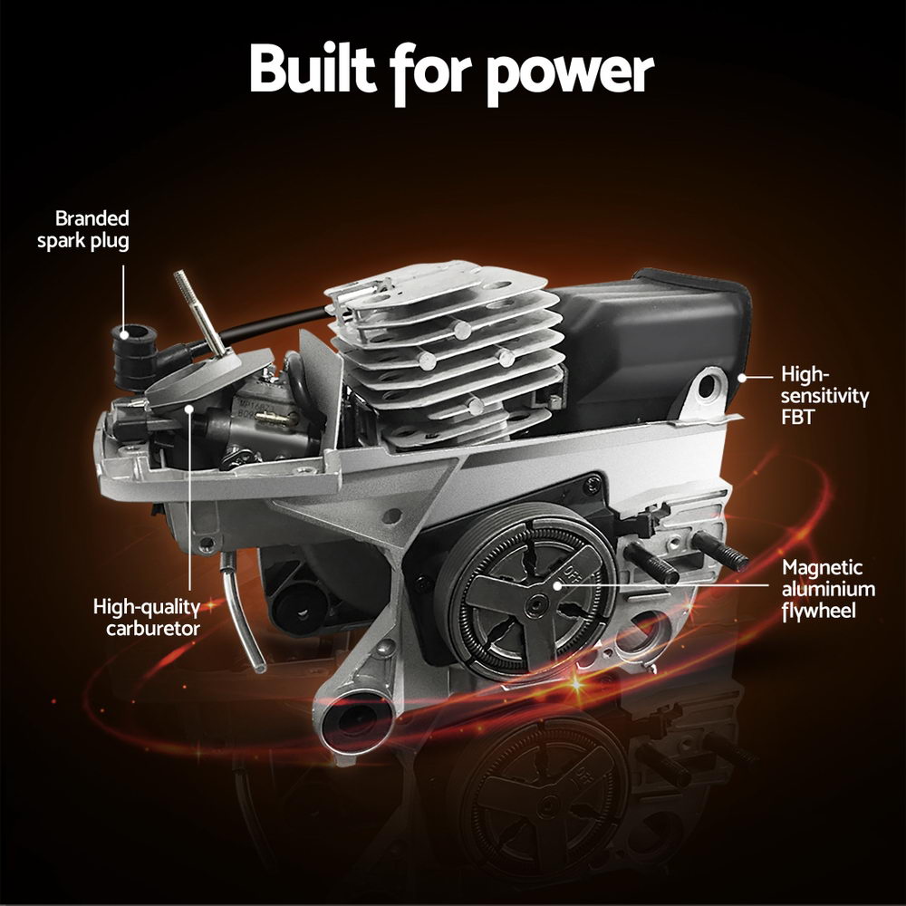 Giantz 25CC Petrol Chainsaw 10'' Bar Chain Saw Lightweight for Pruning Cutting