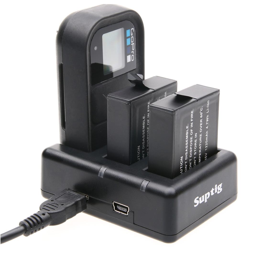 Remote Control Charger For Dual Batteries With Usb Cable For Gopro Hero7 / 6 / 5-1915196749799100422
