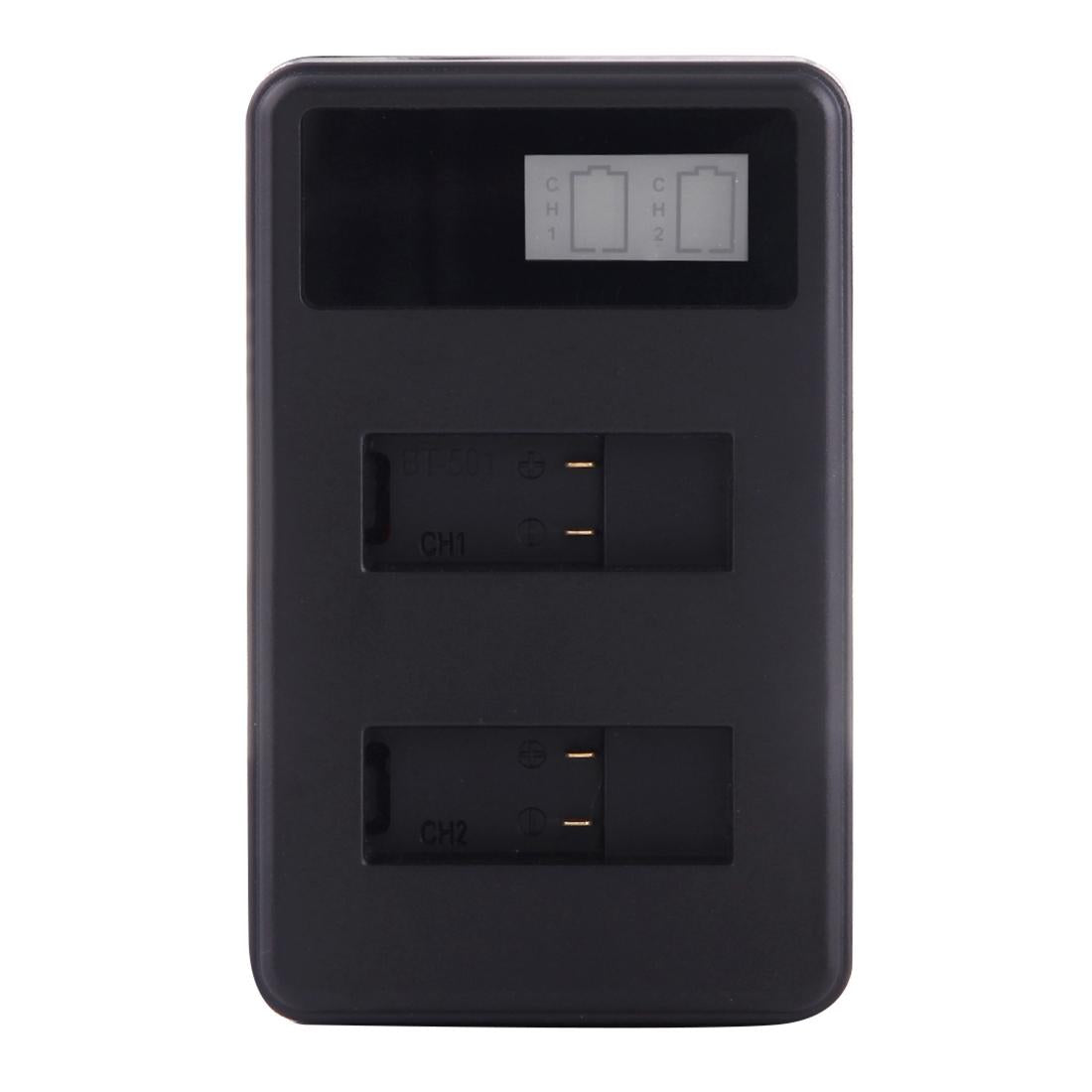 Lcd Screen Dual Batteries Charger For Gopro Hero5 With Displayed Capacity-1915197408371937281