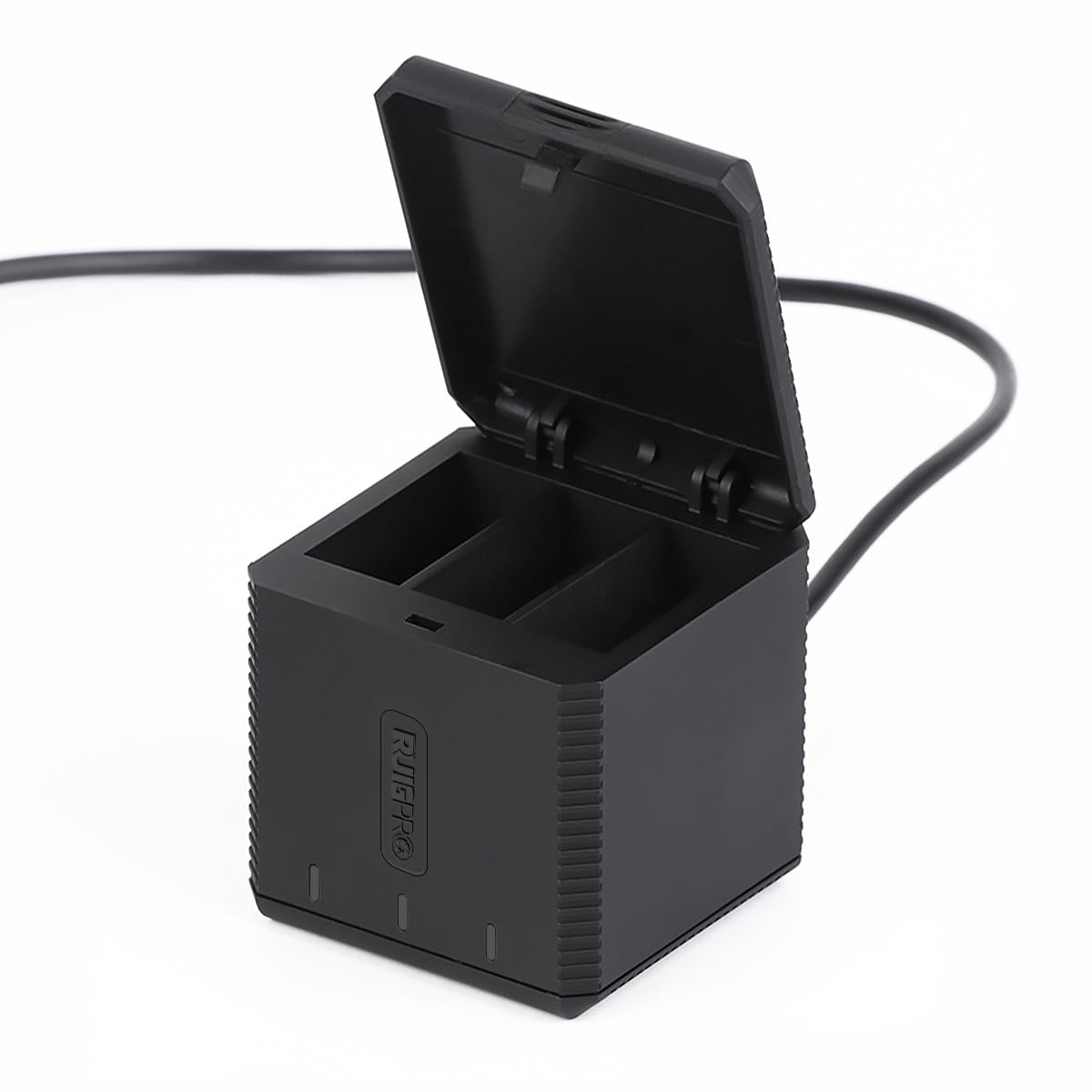 Triple Usb Charger Box For Gopro Hero9 / 10 With Indicator Light And Cable-1915196511021568002