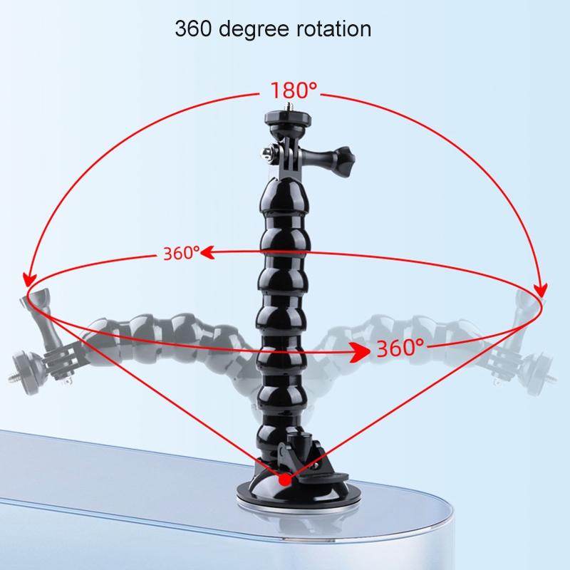 Flexible Suction Cup Mount With Extended Jaws-1915196707587624962