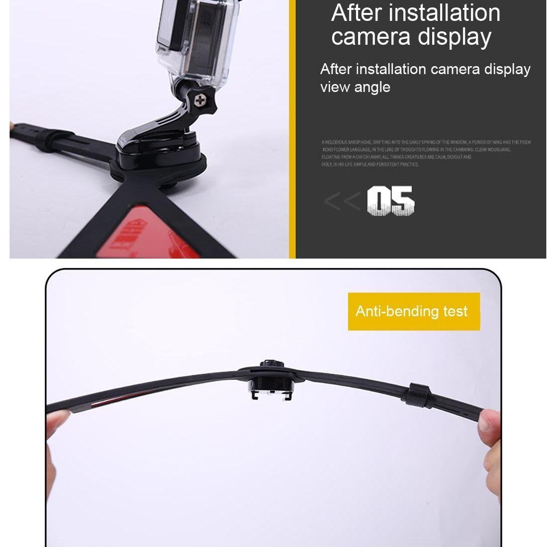 360 Degree Selfie Mount For Action Cameras With Flex Clamp-1915196784641183749