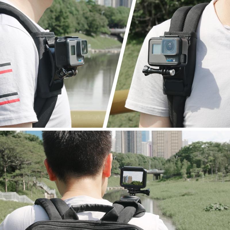 360 Degree Rotating Quick Release Backpack Strap Mount For Gopro Hero12-1915196746493988873