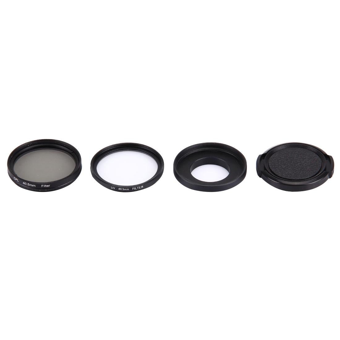 Professional 40.5Mm Lens Filter Kit For Gopro Hero4 / 3 / 3+ With Waterproof Housing And Adapter Ring-1915197511929303041