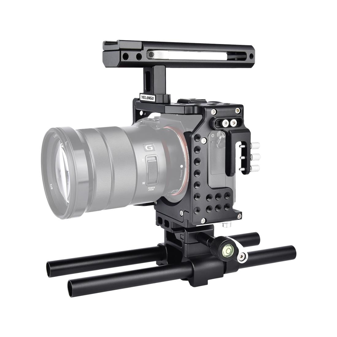Sony A7 Camera Cage Stabilizer For Video - Black-1915196778731409408